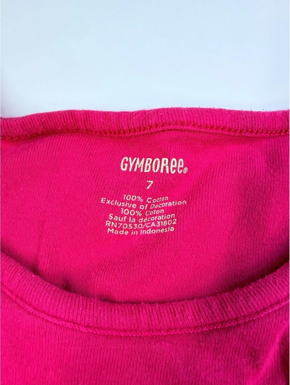 Gymboree Girls Size 7 Pink Sunflower Smiles Layered Long Sleeve Top